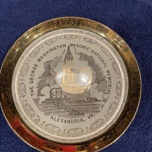 George Washington Masonic National Memorial- Plate vintage